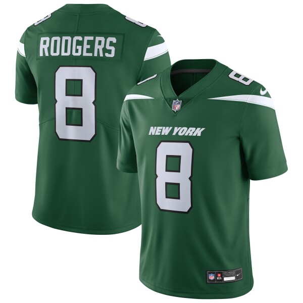 Nike Pánský dres New York Jets NFL Aaron Rodgers #8 Vapor Untouchable Limited Velikost: M