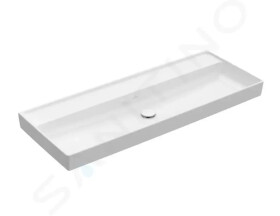 VILLEROY & BOCH - Collaro Umyvadlo nábytkové 1200x470 mm, bez přepadu, bez otvoru pro baterii, CeramicPlus, Stone White 4A33C3RW