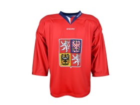 Dres české hokejové reprezentace 2024/2025 CCM Fandres replica - červený Velikost: golmanský M