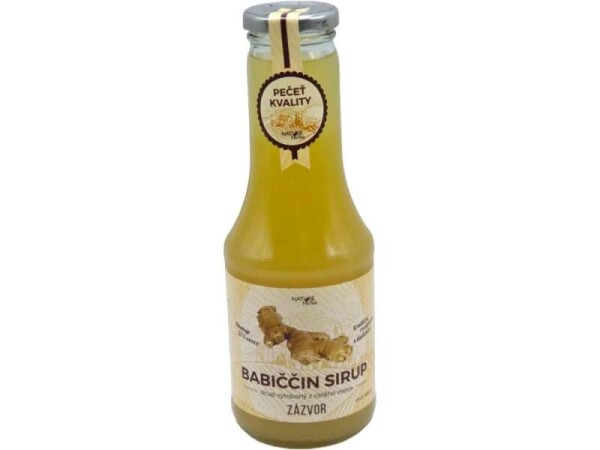 Babiččin sirup Zázvor 0,5l
