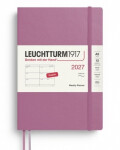 Týdenní plánovač Dusty Rose, Medium A5 2027, Softcover, anglicky