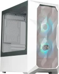 Cooler Master MasterBox TD300 Mesh bílá / mATX / 2x USB-A 3.2 / 2x 120mm ARGB / bez zdroje / průhledná bočnice (TD300-WGNN-S00)