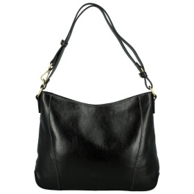 Elegantní dámská kožená kabelka na rameno Katana Tenga, černá