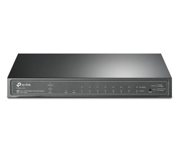 TP-Link OMADA switch SG2210P (8xGbE, 2xSFP, 8x PoE+, 61W, fanless) EDF_324114
