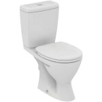IDEAL STANDARD - Eurovit+ WC kombi se sedátkem, zadní odpad, bílá V337001