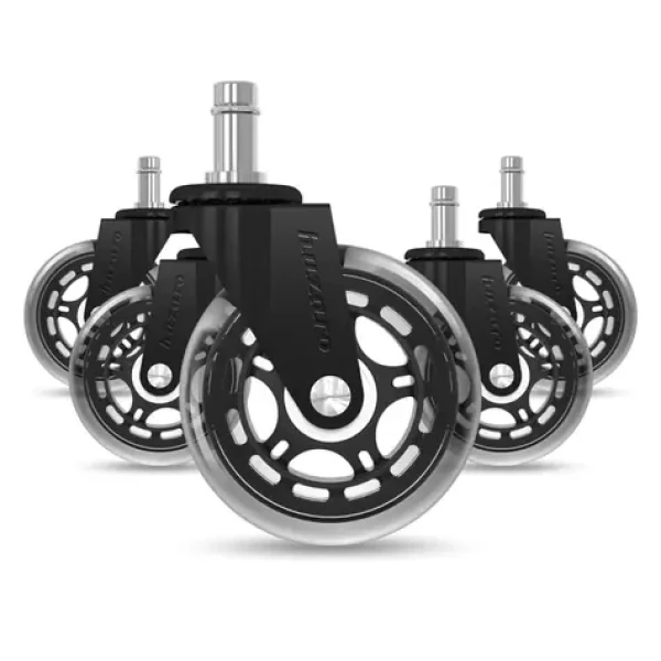 Huzaro Casters 2.0 černá / Kolečka pro židli 5 ks (HZ-CASTERS 2.0 BLACK)