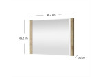 ARTEN (NANO Systems s.r.o.) Zrcadlo DOORSET-90 (Dub navarra) ZRCADLO-DOORSET-90
