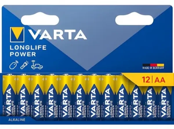 Varta High Energy Baterie AA 12 ks / 1.5V / alkalická / v boxu (4906121782)