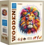 WOODEN CITY Dřevěné puzzle Jemný lev