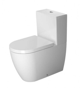 DURAVIT - ME by Starck WC kombi mísa, Vario odpad, WonderGliss, bílá 21700900001