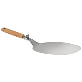 Garden Trading Lopatka na pizzu Ø 32 cm, stříbrná barva, dřevo, kov