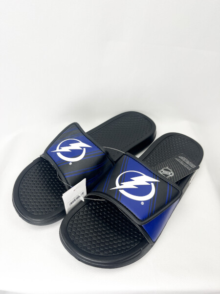 FOCO Pánské pantofle Tampa Bay Lightning Legacy Velcro Sport Slide Slipper Velikost: EU