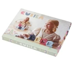 CUBIKA Pastel 15962 Barevné domečky - dřevěná stavebnice