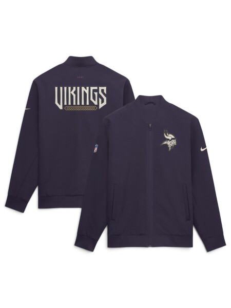 Nike Pánská bunda Minnesota Vikings NFL 2026 Rivalries Sideline Bomber Lila Velikost: L