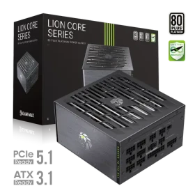 Gamemax LION CORE 1200P / Napájecí zdroj / 1200W / 80 PLUS Platinum / Plně modulární (LION CORE 1200P)