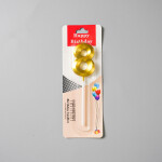 Dortová svíčka zlatá č.8