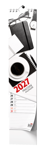 Nástěnný kalendář 2027 Baloušek kravata pracovní
