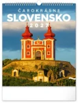 NOTIQUE Čarokrásne Slovensko 2027 / Nástěnný kalendář / 30 × 34 cm