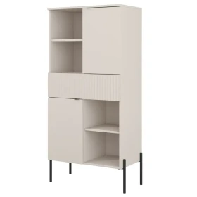 Komoda 2D1S Ore 42 vysoká kašmír/rýha