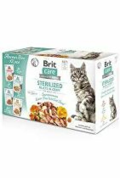 Brit Care Cat Fillets in Gravy Steril. Flav.Box 12x85g