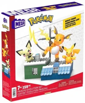 Mattel mega pokémon evoluční set - pikachu