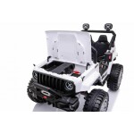 Mamido Elektrické autíčko jeep Off-road Speed 4x4 bílé
