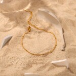 ELENYS Beads Chain – pozlacený náramek 18K žluté zlato Délka náramku: 19+6,5 / max. 25,5 cm