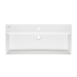 Umyvadlo SAT Infinitio 100,4x46,5 cm otvor pro baterii uprostřed SATINF10046 SATINF10046