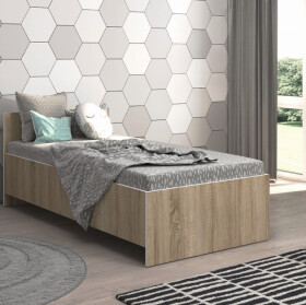 DumDekorace Dětská postel JUNIOR 180 x 90 cm v dekoru dub sonoma