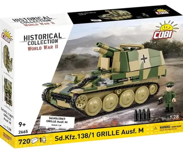 COBI 2665 Samohybné dělo Grille Ausf. M Sd.Kfz.138/1