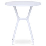Stůl jídelní, bílý plast