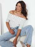 Dámská blůza BLISSE RY2511 smetanovo-černá - FashionStreet UNI