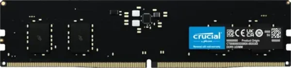 Crucial 8GB (1x8GB) 4800Mhz / DDR5 / PC5-38400 / CL40-39-39 / 1.1V / single rank x16 (CT8G48C40U5)