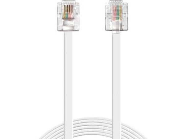 Sandberg telefonní kabel RJ11 RJ11 1.8m bílá (500-60)