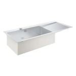 GROHE - Dřezy Dřez K1000 s automatickým odtokem, 116x52 cm, kartáčovaná nerez 31581SD1