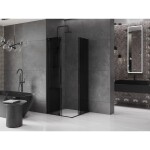 MEXEN/S - Velar Duo sprchový kout, posuvné dveře 90 x 90, grafit, černá 871-090-090-42-70