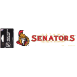 Wincraft Samolepka Ottawa Senators Logo Text Decal% 1 ks
