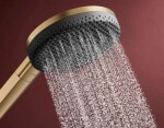 HANSGROHE - Raindance Alive Select S Set sprchové hlavice, tyče a hadice, 3 proudy, EcoSmart, kartáčovaný bronz 24600140