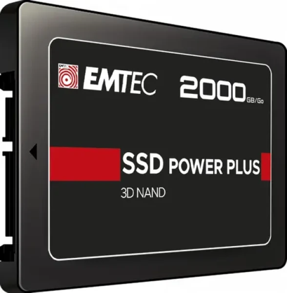 EMTEC X150 SSD Power Plus 2TB / SSD / 2.5" / SATA 3 / R: 550 MBs / W: 530 MBs / IOPS: 99K 90K (ECSSD2TX150)