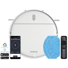 Salente R2, robotický vysavač, stírání vodou, nabíjecí stanice, bílý EDF_547263