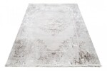 DumDekorace DumDekorace Světle krémově šedý vintage designový koberec se vzory Šířka: cm Délka: cm