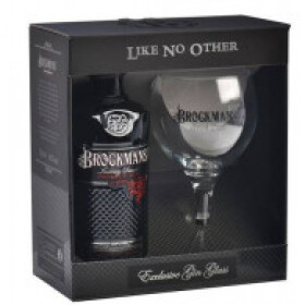 Brockman's Intensly Smooth Premium Gin 40% 0,7 l (dárkové balení 1 sklenička)
