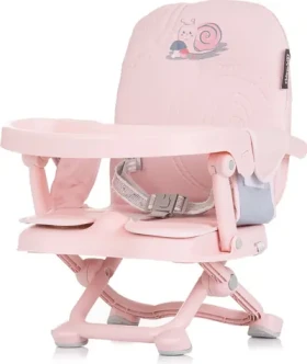 CHIPOLINO Přenosná jídelní židlička (Booster) Lollipop flamingo (STHBL02403FL)