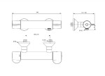 IDEAL STANDARD - Ceraplus II Termostatická sprchová baterie, chrom A6871AA