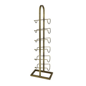 Chic Antique Stolní stojan na víno Antique Brass – pro 6 lahví, zlatá barva, kov