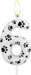 Dortisimo Svíčka s tlapičkami číslo 6