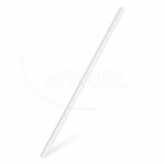 Wimex 40900 Slámky papírové JUMBO bílé 25 cm, Ø 8 mm