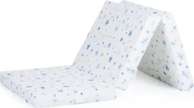 CHIPOLINO Skládací matrace 60 x 120 cm White,blue stars (MAT02205WHBL)