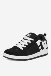 Tenisky DC Shoes COURT GRAFFIK ADBS100207-BKW Látkový materiál,Přírodní kůže (useň) - Nubuk