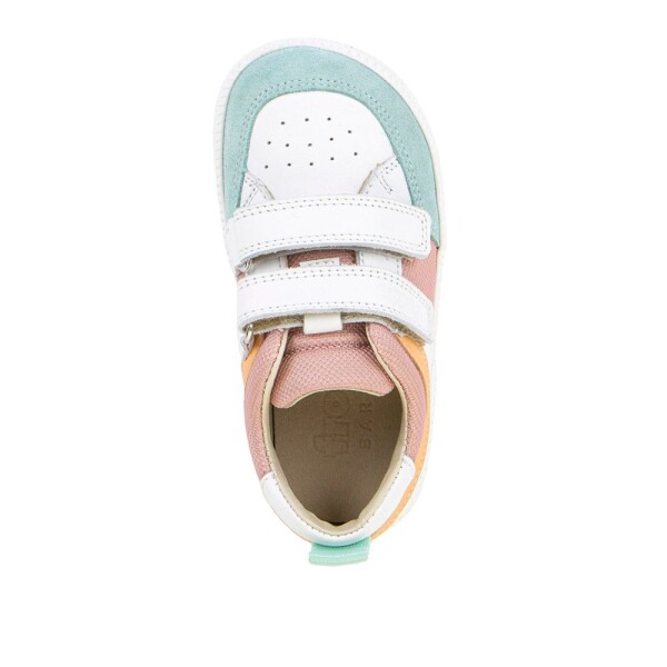 Dívčí barefoot textilní tenisky LOOP WHITE/PINK Froddo G3130282-4 - 25